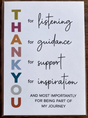 Teacher card with envelope (16.5 x 11 cm)